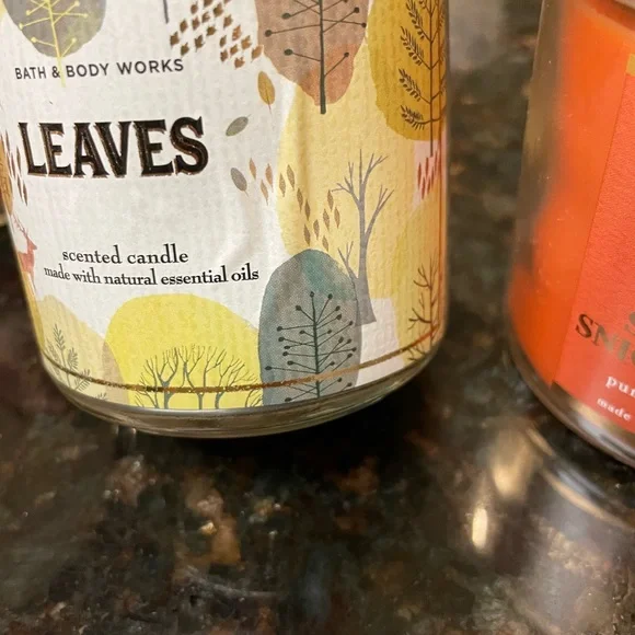 NWT Bath & Body Works / White Barn Fall Candle Bundle - 3 Single Wick Candles - Picture 11 of 11